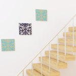 Add wall hangings or a fresh coat of paint to your stairwell or stairs.