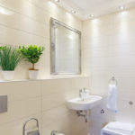 Keep bathrooms clean and minimalistic.