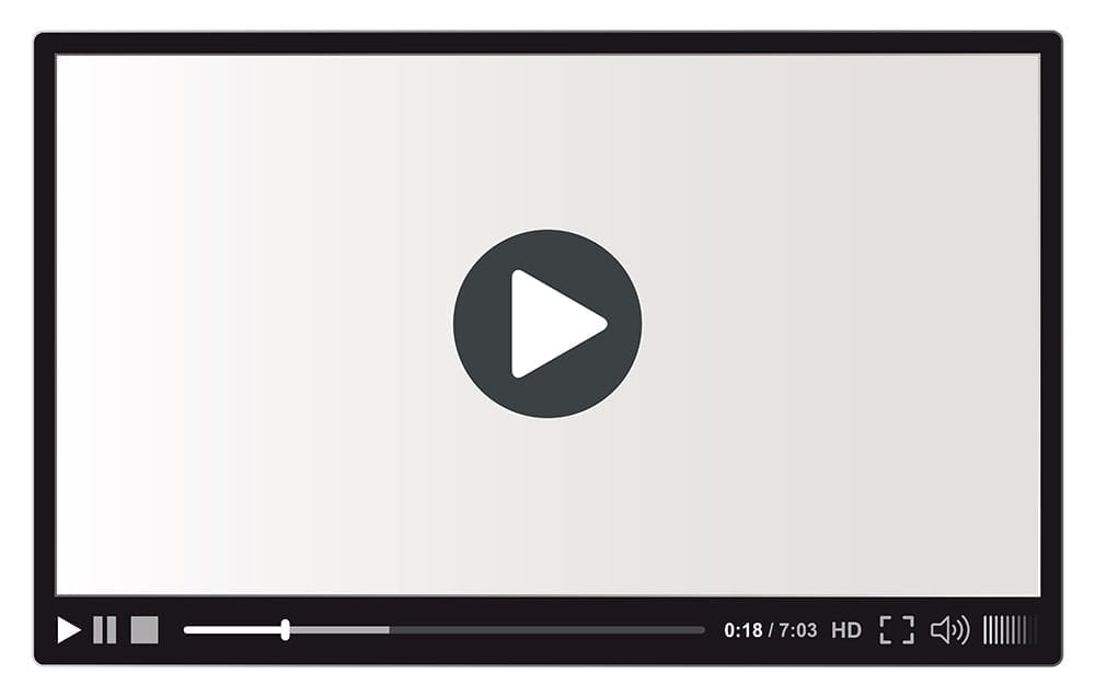 Vector image of a Video Player